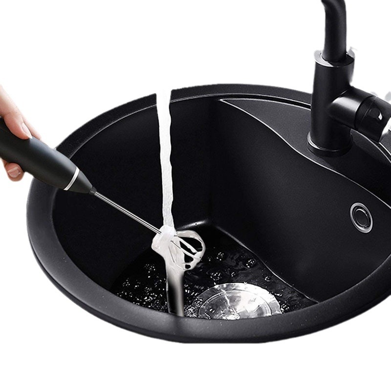 Frullatore manuale in acciaio inossidabile 304, sbattitore per uova, miscelatore automatico per latte in polvere elettrico_voghion.com