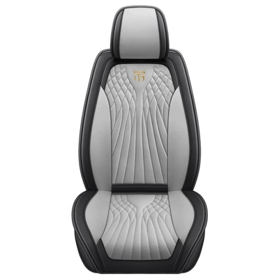 Seat cushion, seat cover | Perforated, Full-Surround Seat Cover - black-gray-single-seat