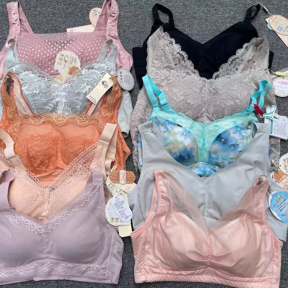 Diverso sujetador de sueño cintura que adelgaza la ropa interior de pecho pequeño empuja hacia arriba la ropa interior cómoda empuja hacia arriba el sujetador sin costuras al por mayor