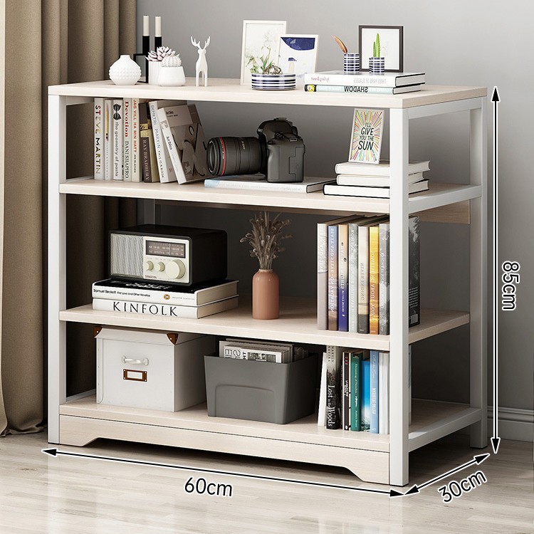 Piso multi-capa de almacenamiento rack de hierro multifuncional simple estantería Escritorio de oficina estante de almacenamiento de pared image 22