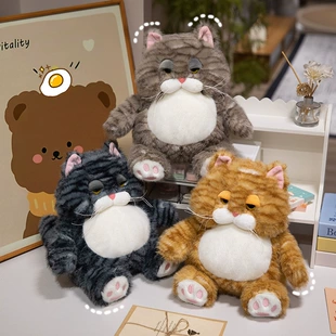 Плюшевый котёнок игрушка-обнимашка для сна