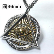 铸造维京天眼罗盘 欧美饰品 吊坠项链 后面标志可换DIY 客人要求