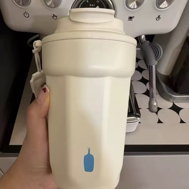 日本blue bottle蓝瓶咖啡杯集合锈钢陶瓷涂内胆层密封保温杯400mL|undefined