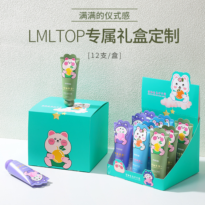 LMLTOP otoño y invierno nieve derretida aroma crema de manos caricatura lindo anti-agrietamiento crema de manos LML2216