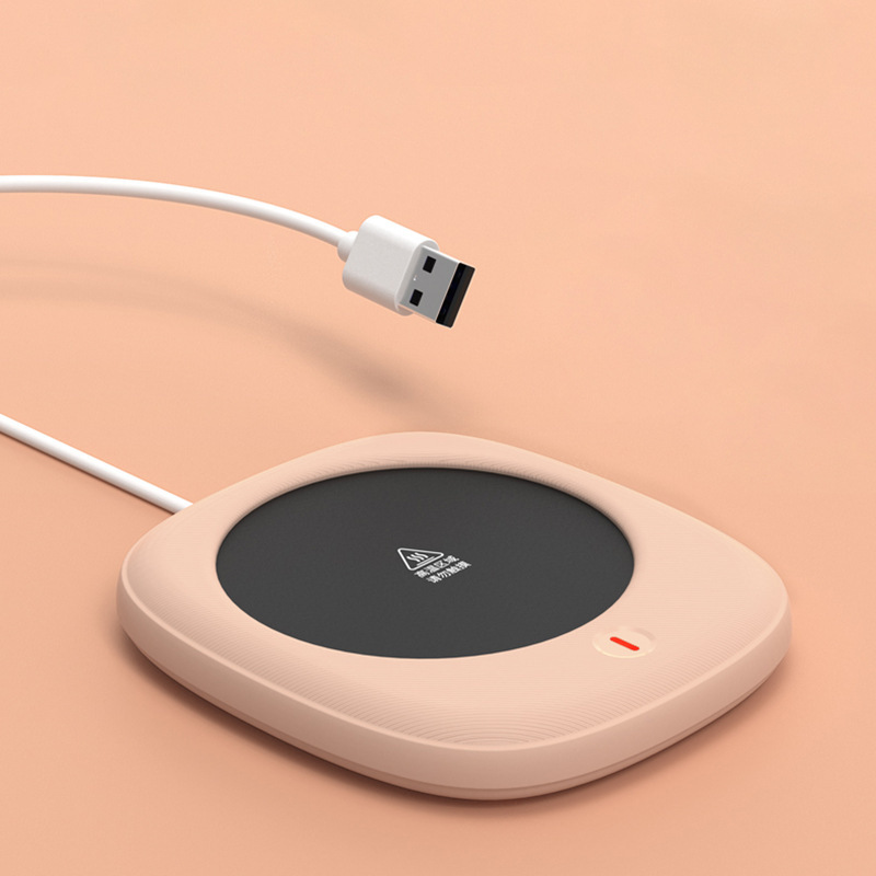 USB constant temperature cup milk heat preservation 2 gear adjustment ceramic coffee heating constant temperature coaster timing shutdown heater