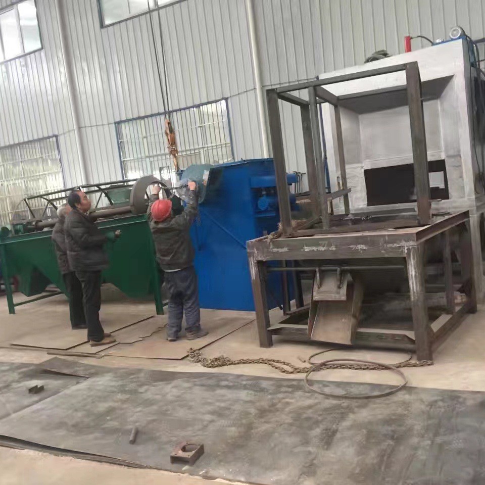 锌渣铝灰分离机 1400型热炉灰炒灰机 铝液锌液收灰冷却一体机