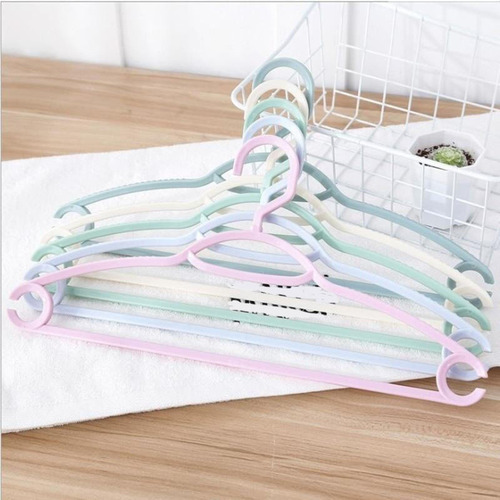 Household non-slip non-marking plastic clothes hanger wide shoulder clothes hanger wholesale trouser rack balcony thick clothes hanging adult clothes drying rack