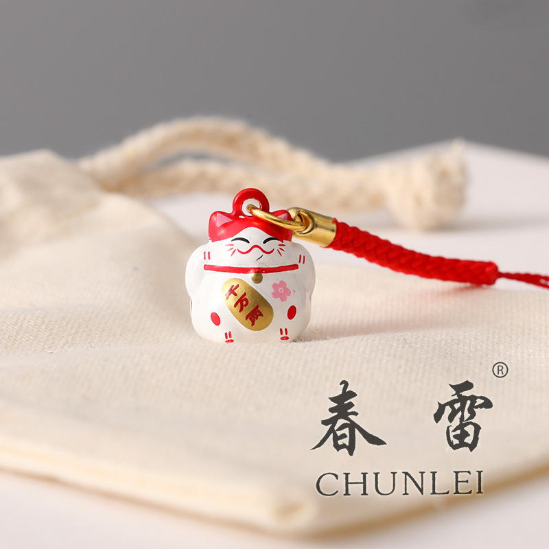 Campana de dibujos animados japonés adornos de campana de dibujos animados adornos de campana