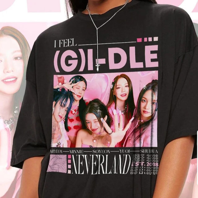 Kpop g-女性用半袖Tシャツ,カジュアルな韓国のストリートウェア