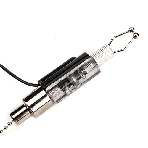 European fishing alarm rocker, sea rod signal, stainless steel night fishing sound and light receiver, fishing gear accessories wholesale