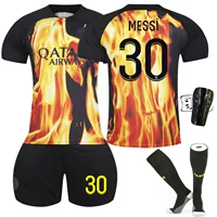Футбольная форма Paris Special Edition 2223, совместная коллекция, номера 30 Месси, 7 Мбаппе, 10 Неймар, версия Flame
