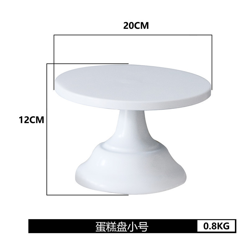 Estante de té de la tarde europeo blanco hierro forjado decoración mesa de postres comida fría pausa de té estante de exhibición bandeja de pastel