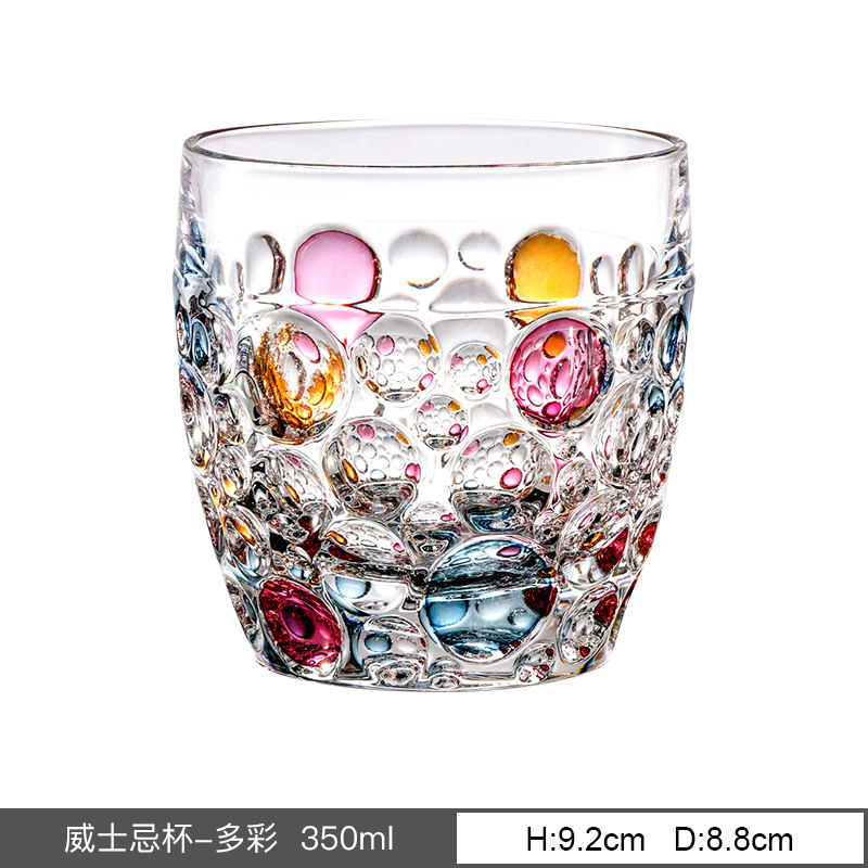 Lexus original checo de color burbujeante taza de whisky de color puro y lujoso botella de cristal sin plomo image 11