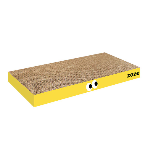 Zeze cat scratching board corrugated paper pet claw grinder scratch-resistant, wear-resistant and non-shedding double-sided scratching board cat supplies toys