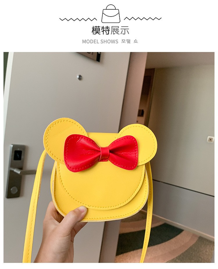 Venta al por mayor de fábrica de moda Coreana de dibujos animados hombro crossbody bolsa pequeña mini niños lindos accesorios bolsa pequeña entrega de una sola pieza