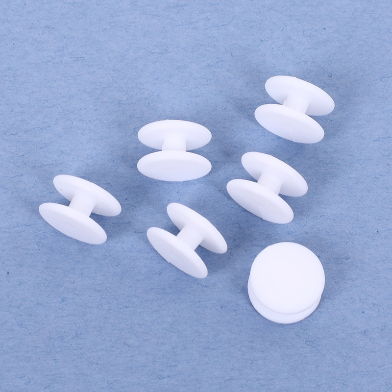 Botón de plástico de doble extremo en forma de I, cinturón de monitoreo médico, cinturón de ajuste elástico, bobina de tracción, botón de ajuste fijo al por mayor image 5