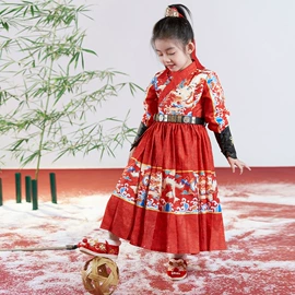 童汉服;童民族服装;连身衣、爬服