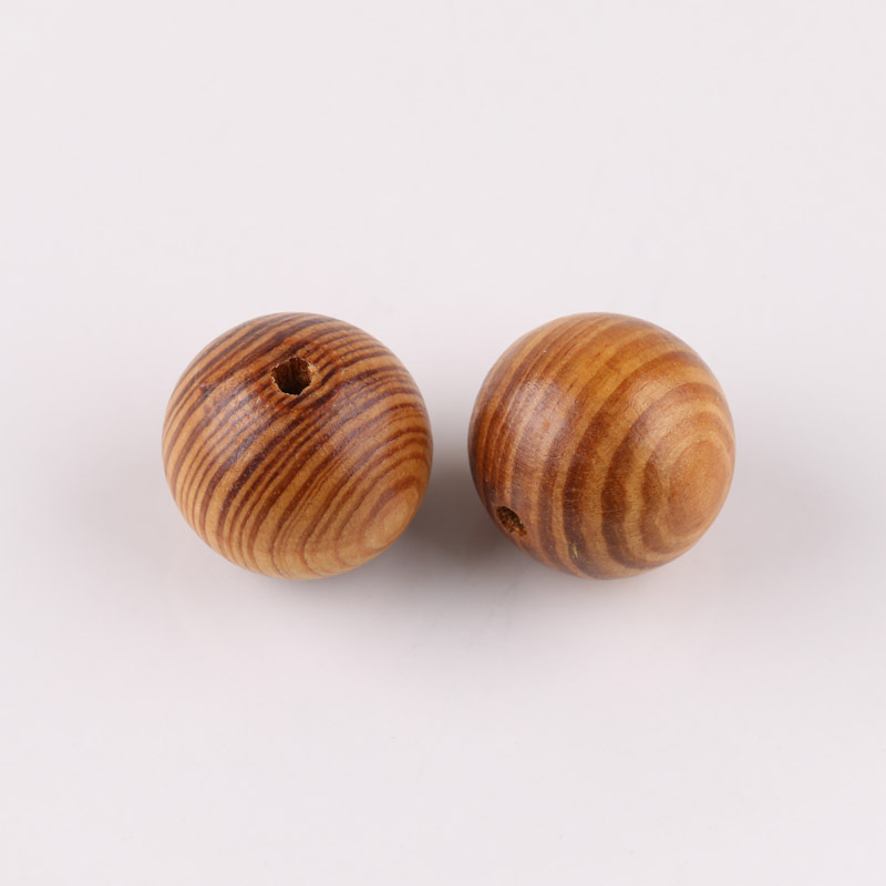 木のビーズの卸売りdiyのビーズのアクセサリーの部品の天然の模様の松の木の散珠の仏陀のブレスレットのネックレスの木のビーズ|undefined