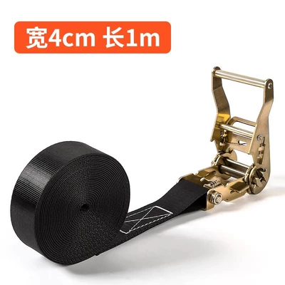 Trailer rope/net/strap – ratchet tensioner tensioner self-locking - black-upgraded-and-thickened-version-length-1m-and-width-4cm-including-tensioner-webbing