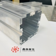 80四卡布方柱 6063/6061标准氧化卡布方铝库存 展台搭建工业铝材