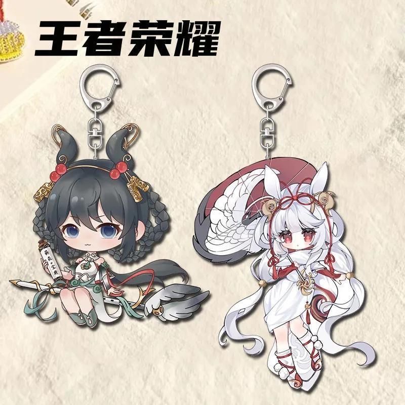 The glory of the king Gongsun Li Surrounding Double-sided Sandwich Acrylic Keychain Cartoon Advanced Schoolbag Pendant Gift The glory of the king Gongsun Li Surrounding Double-sided Sandwich Acrylic Keychain Cartoon Advanced Schoolbag Pendant Gift