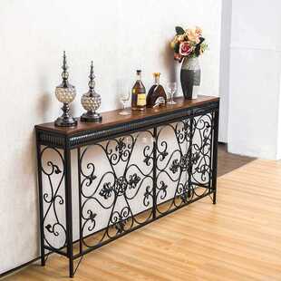 European-style decorative living room long wall side entrance table aisle cabinet American style radiator cover storage rack