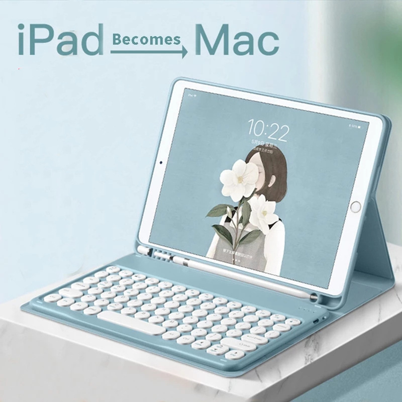 Suitable for iPad 10Th Generation Bluetooth Keyboard, iPad 11 Protective Case, Air4 5 Magnetic Leather Case, Pro11/Air11 Case