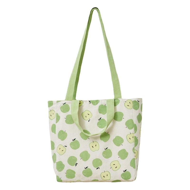 Nueva bolsa de lona de las mujeres de verano ins estilo coreano japonés de gran capacidad estudiante clase mochila hombro mano bolsa de transporte