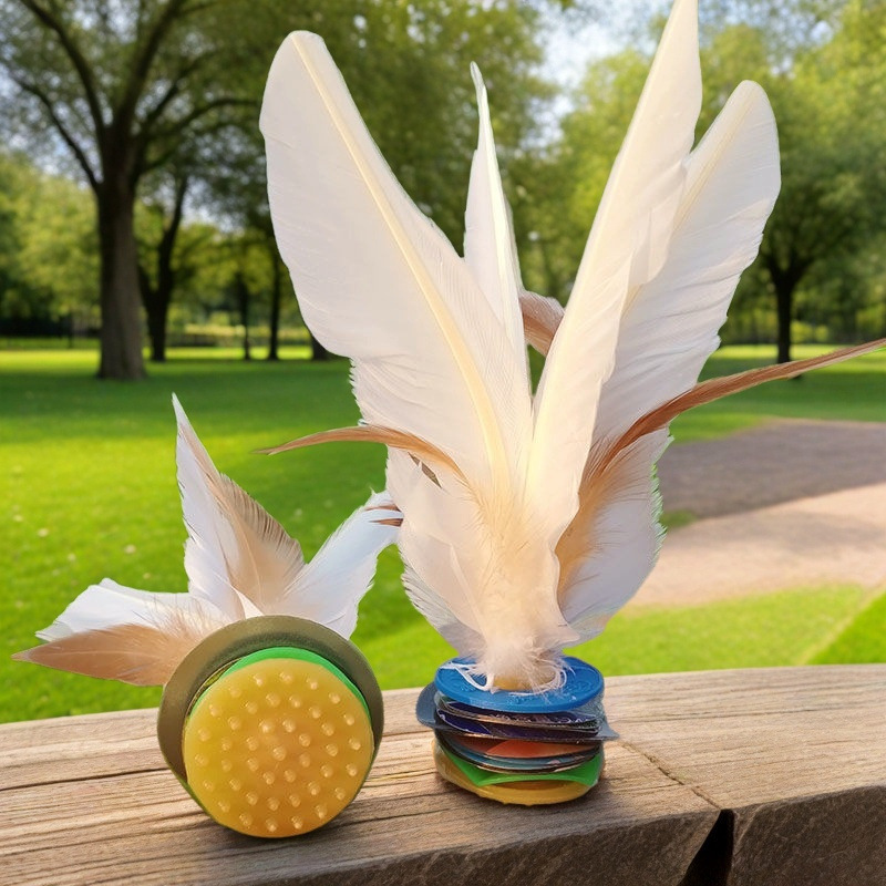 Shuttlecock Competition, Shuttlecock for Students, Adult White Goose Feather Shuttlecock, High Elasticity for Students