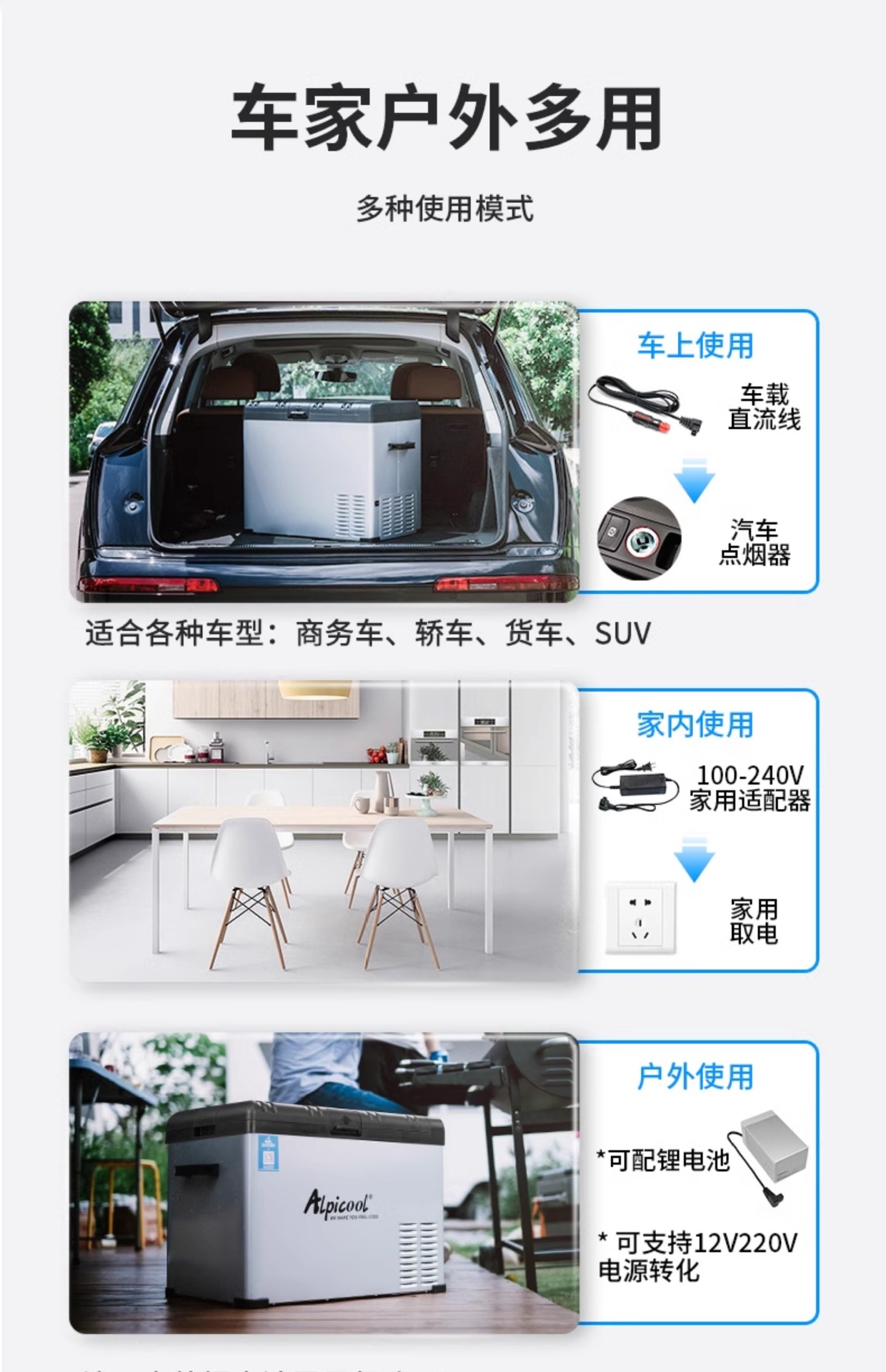 Car Refrigerator 12V24V Universal Car and Home Dual-Purpose Refrigeration and Refrigeration Car Large Truck Special Refrigerator Wholesale