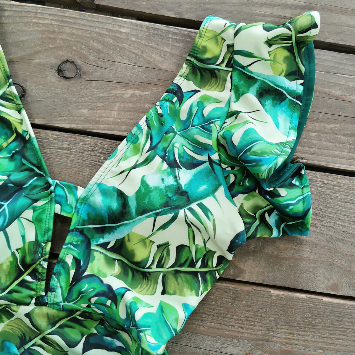 315g Weight Short Sleeve Sleeve Length Polyester Fabric Type Short Top Length One-pieces Tops Type 1 Piece Quantity Swimming Occasion V Neck Neckline Slim Fit Type Printing Pattern Women's Gender Vacation Style Women's Vacation Printing 1 Piece One Piece Swimwear 17