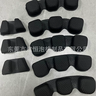 19式战头盔海绵内衬工厂现货 温蒂防弹头盔海绵垫 高周波热压成型
