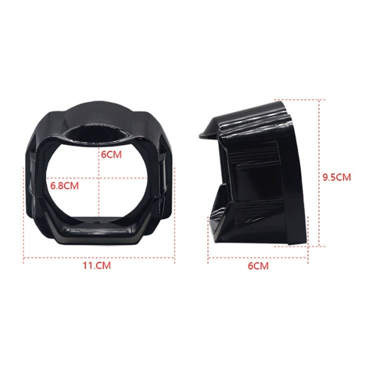 Nueva venta caliente TS9 lente de doble luz de lejos y cerca en un faro de automóvil transformado faro láser 75W