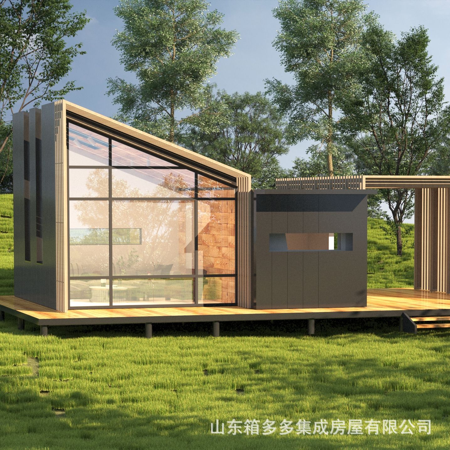 Celebridades de Internet Casa de familia Atracciones turísticas Casa de madera Área escénica ecológica Villa pequeña Vacaciones Ocio Granja Casa de familia