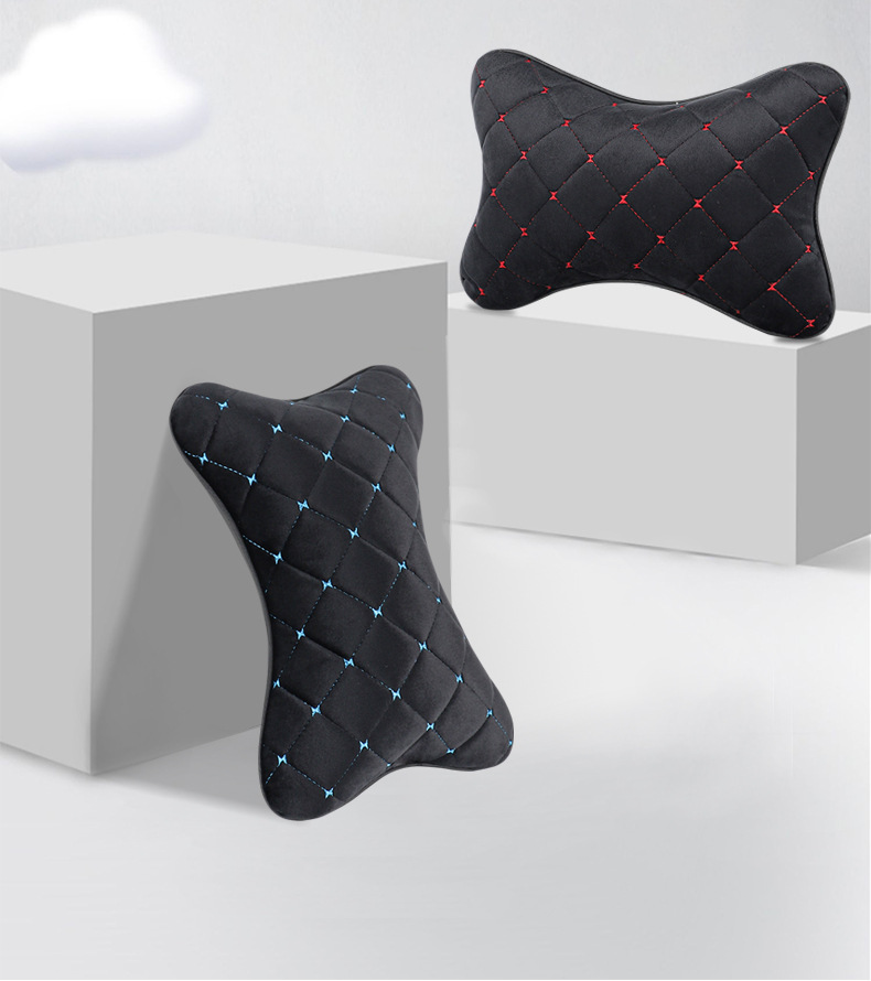 Car Headrest, Neck Pillow, Plush Car Seat Pillow, Car Neck Pillow, Car Cushion, Four-Season Car Accessories, Cross-Border