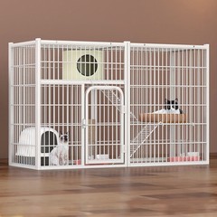 猫籠大サイズ角管猫籠猫屋猫舎猫別荘繁殖籠子幼猫成猫通用猫用