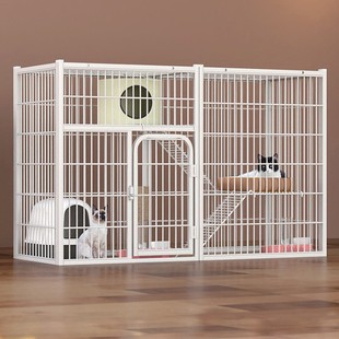 Cat cage large square tube cat cage cat house cat house cat villa breeding cage kitten adult cat universal cat use