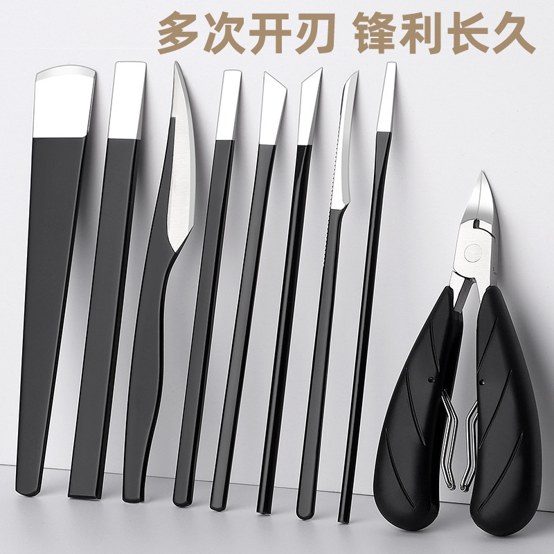 Ready-Made Stainless Steel Pedicure Knife Set to Remove Dead Skin and Calluses, Nail Groove Onychomycosis Nail Clipper, Manicure Tool Ready-Made Stainless Steel Pedicure Knife Set to Remove Dead Skin and Calluses, Nail Groove Onychomycosis Nail Clipper, Manicure Tool