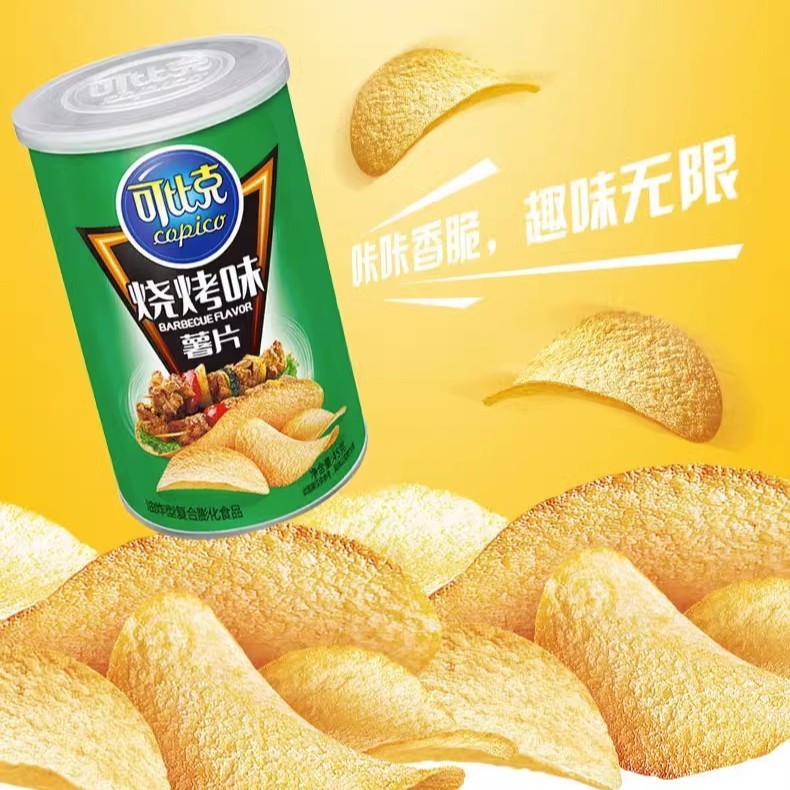 可比克薯片超大包桶装整箱大礼包混装小吃膨化休闲看剧零食品散装|undefined
