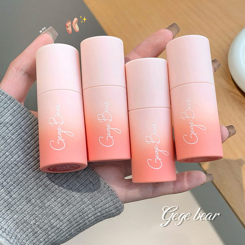 Gege oso suave niebla color blush bar baja saturación coreana maquillaje desarrollo color blush fábrica al por mayor