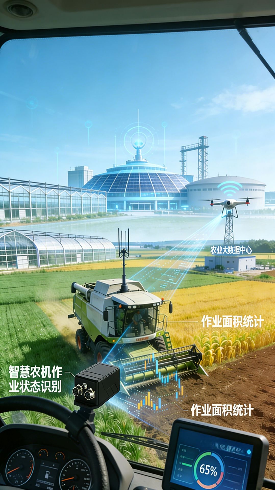 Agricultural Machinery Beidou-Specific Locator 4g Beidou Gps Dual-Frequency Beidou Rtk High-Precision Agricultural Machinery Operation Area Statistics