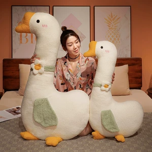 Popular Big White Goose Plush Pillow Toy, Sleeping Doll, Large Doll for Girls and Children, Bed Sleeping Leg-Hugging Toy