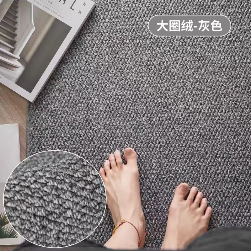 シンプルな模造サイザル麻フロアマット、家庭用猫傷防止、洗濯機で洗える、出窓、リビングルーム、寝室、畳、ティールーム、パイナップルサークルブランケット|undefined