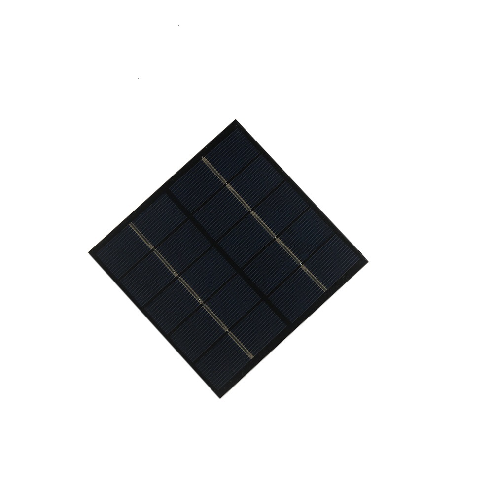 1.2W 5V太阳能电池板太阳能滴胶板可充3.7V 电池100*100MM