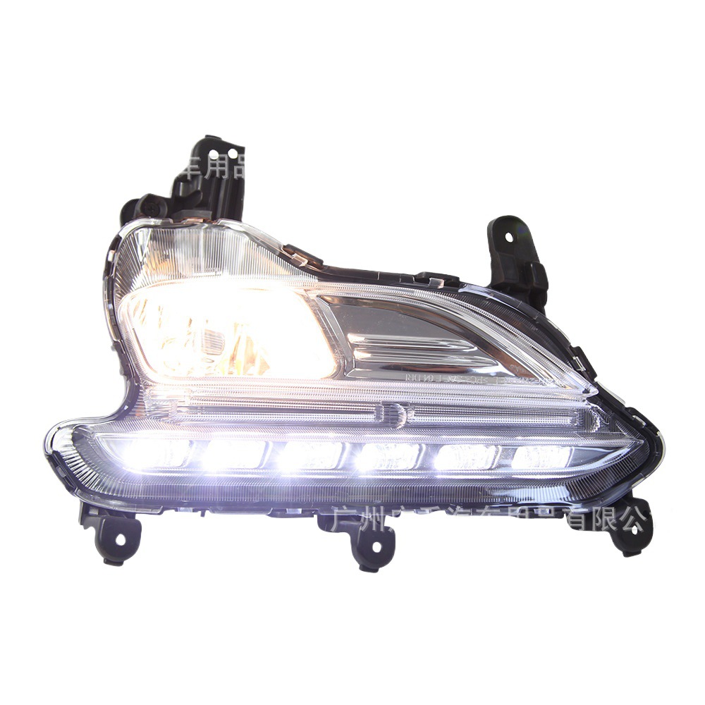 Apto para luces de circulación diurna IX45 de 16/17/18 años, luces de circulación diurna Hyundai Santa Fe, luces antiniebla, luces de circulación diurna 16 Santa Fe.