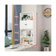 Solid wood white four layers 60 with one layer door