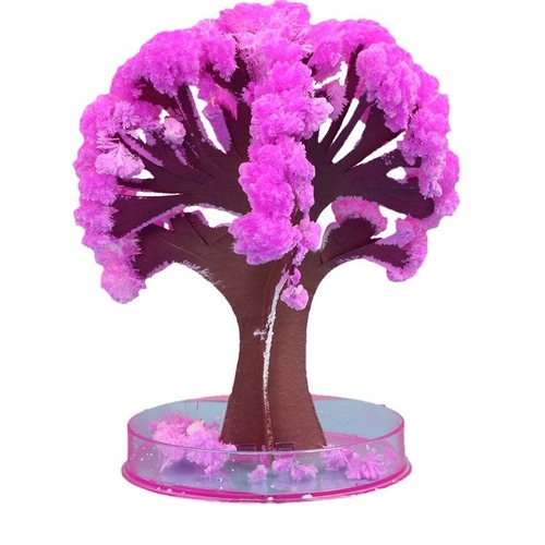 Magic Christmas tree children's handmade diy homemade paper tree blossom Christmas gift ornaments creative educational toys