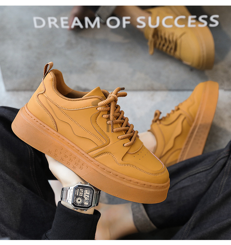 Scarpe da ginnastica da uomo primaverili, scarpe da lavoro resistenti all'usura, scarpe singole alla moda, scarpe casual versatili antiscivolo, scarpe da ginnastica semplici ed eleganti_voghion.com