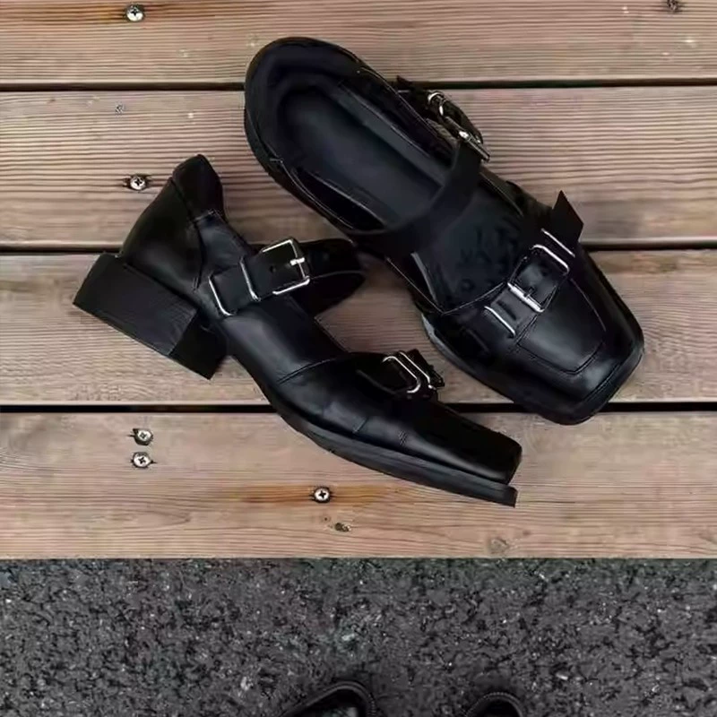 French style small fragrant style shallow mouth single shoes for women 2025 spring new fashion versatile comfortable casual fairy style small leather shoes
