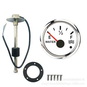 52mm Water Level Meter for Marine Yachts, Speedboats, Cars, Rvs, Mechanical Trucks, Water Level Gauge, Liquid Level Sensor Instrument